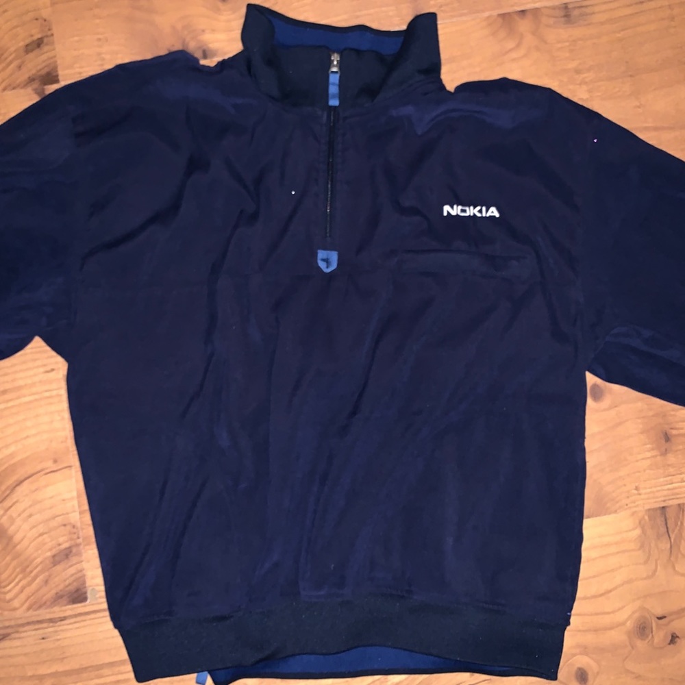 VINTAGE Nokia Zip Up Hoodie